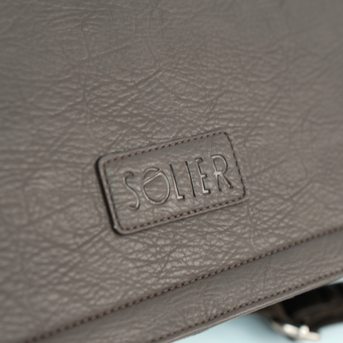 Brown men`s shoulder bag S11